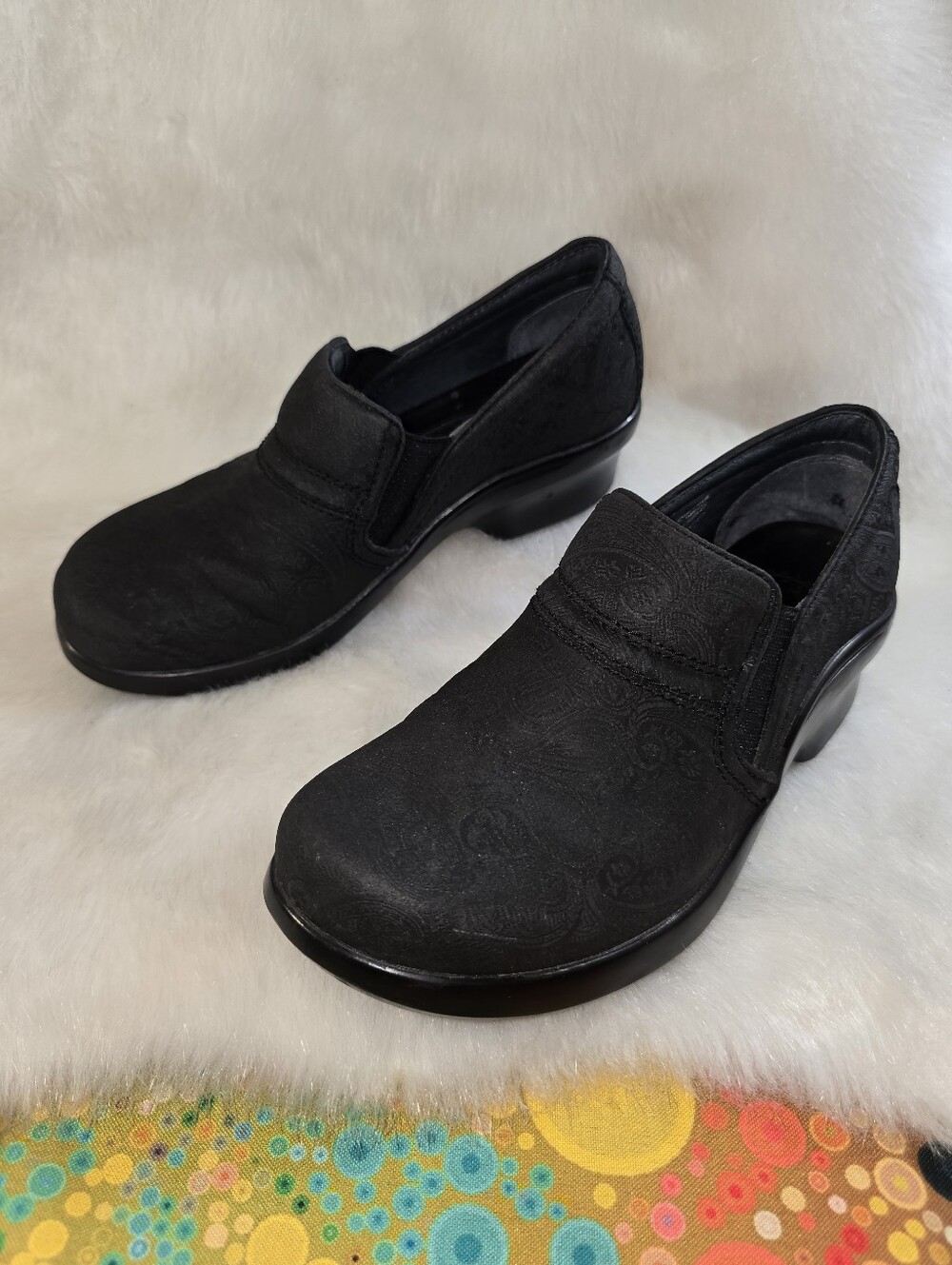 Ariat Expert Womens Black Slip-On Comfort Clogs